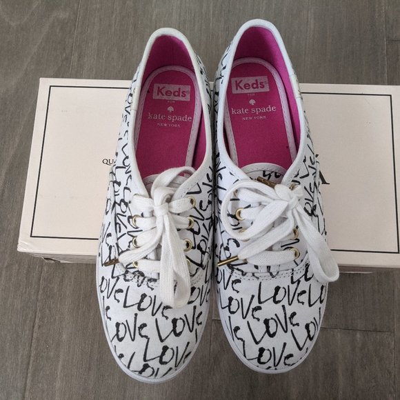 Kate Spade x Keds love pattern sneakers - Picture 3 of 5